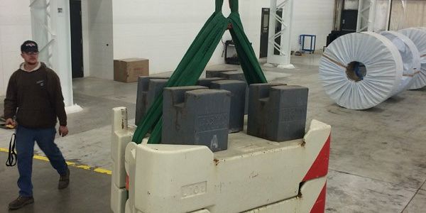Weights for Crane Load Test